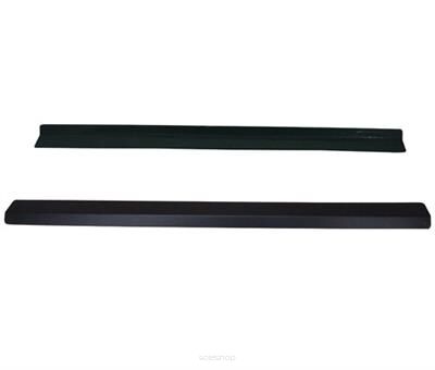 Nakładki na progi czarne SMITTYBILT - Jeep Wranlger YJ