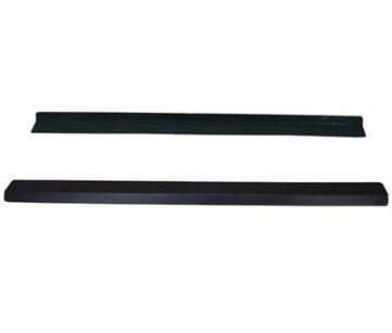 Nakładki na progi czarne SMITTYBILT - Jeep Wranlger YJ