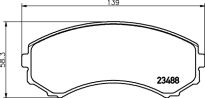 Pedders TrakRyder Kevlar Ceramic Brake Pads - 2