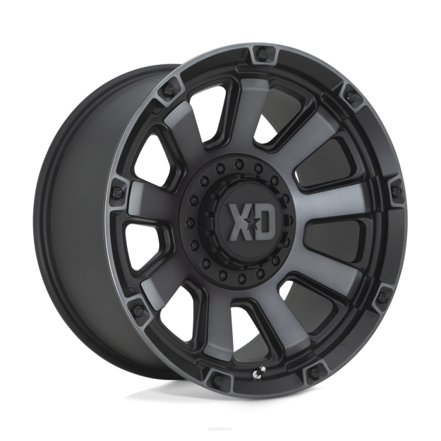Felga aluminiowa XD852 GAUNTLET Satin Black W/ Gray Tint XD SERIES