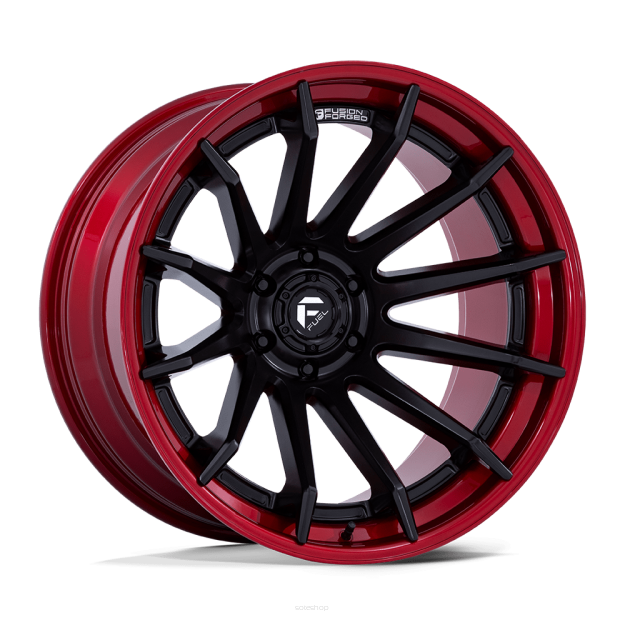 Felga aluminiowa FC403 BURN Matte Black W/ Candy Red Lip FUEL