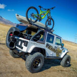 Regulowana relokacja koła zapasowego ze wzmocnieniem tylnej klapy i zawiasów heavy duty TeraFlex Alpha - 3