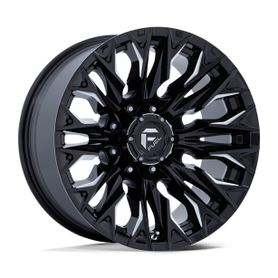 Felga aluminiowa D803 FLAME Gloss Black Milled FUEL