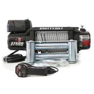Wyciągarka z liną stalową i pilotem bezprzewodowym 17500 lbs Smittybilt X20 GEN2
