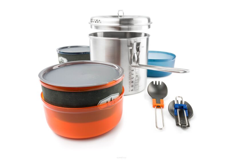 Zestaw naczyń turystycznych GSI/ GLACIER STAINLESS DUALIST II