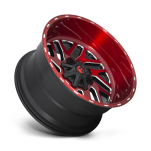 Felga aluminiowa D691 TRITON Candy Red Milled FUEL - 2