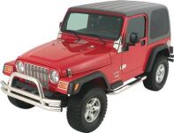 Zawiasy szyby przedniej polerowane SMITTYBILT - Jeep Wrangler TJ - 3