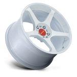 Felga aluminiowa MR159 BATTLE V Matsuri White Pearl W/ Machined Lip Stripe MOTEGI RACING - 3