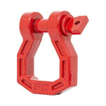 Szekle czerwone Rough Country D-ring 3/4