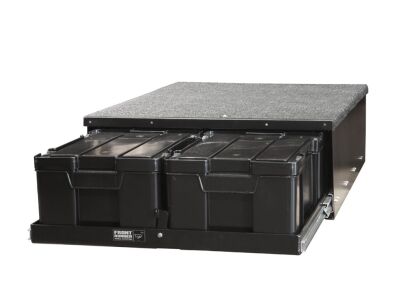 Zabudowa szufladowa na 4 skrzynie Cub Box Front Runner