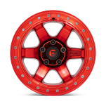 Felga aluminiowa D123 BLOCK BEADLOCK Candy Red W/ Candy Red Ring FUEL - 2
