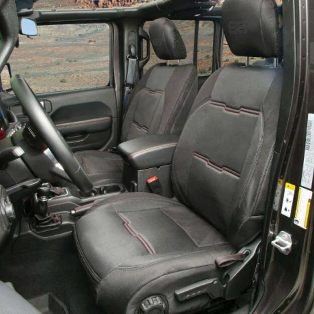 Komplet pokrowców na fotele neoprene black/black Smittybilt GEN2