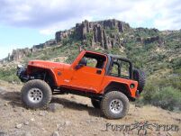 Narożniki ochronne z nadkolami tylne stalowe POISON SPYDER - Jeep Wrangler TJ - 3