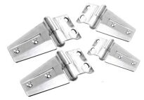 Komplet zawiasów drzwi SMITTYBILT stal nierdzewna - Jeep Wrangler JK - 2