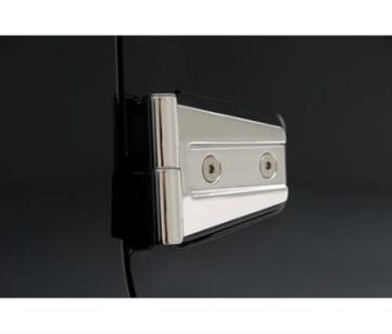 Komplet zawiasów drzwi SMITTYBILT stal nierdzewna - Jeep Wrangler JK