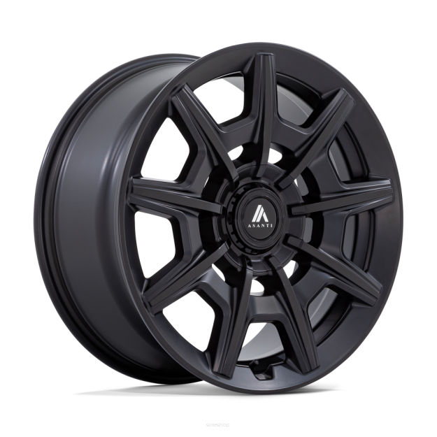 Felga aluminiowa Satin Black Gloss Black Face ASANTI