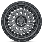 Felga aluminiowa SHREDDER Matte Gunmetal W/ Black Ring BLACK RHINO - 2