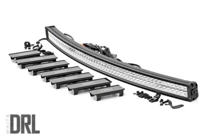 Listwa LED CREE 137cm Zakrzywiona PODWÓJNY RZĄD DRL Biały Rough Country
