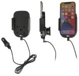 Uchwyt Indukcyjny dedykowany do Apple iPhone 12 Pro Max z wbudowanym kablem USB oraz ładowarką samochodową - 2