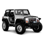 Listwa osłonowa maski i listwa osłonowa klapy bagażnika Trail Armor Bushwacker - Jeep Wrangler JK 07-18 - 5