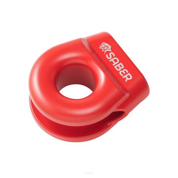 6061 Aluminium Spliced Winch Thimble UPDATED DESIGN   - Cerakote Red