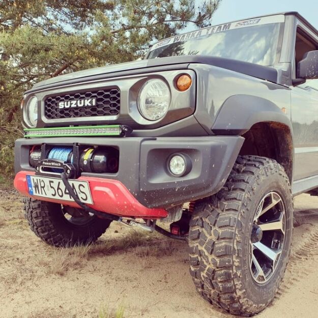Suzuki Jimny 2018- płyta montażowa wyciągarki 12000lbs górna
