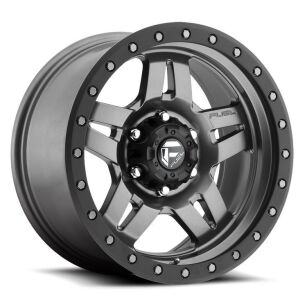 Felga aluminiowa D558 Anza Matte Gunmetal/Black Ring Fuel