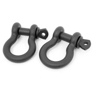 Szekle czarne Rough Country D-ring 3/4"