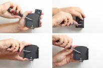 Uchwyt do Apple iPhone 6 Plus w cienkim futerale z możliwością wpięcia kabla lightning USB - 4