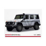 Snorkel, wlot powietrza Bravo MERCEDES G CLASS W460 / 461 / 463 (1979 - 2018) LEWY - 4