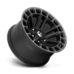 Felga aluminiowa D720 Heater Matte Black Double Dark Tint Machined Fuel - 2