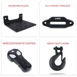 Wyciągarka elektryczna X-BULL do Quada, ATV, UTV 4500 Lbs lina syntetyczna - 9