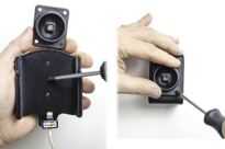 Uchwyt do Apple iPhone X z możliwością wpięcia kabla lightning USB - 3