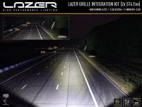 Zestaw dwóch lamp LAZER ST4 EVO z systemem montażu w fabrycznym grillu - Mercedes-Benz Vito (2020 -) - 7
