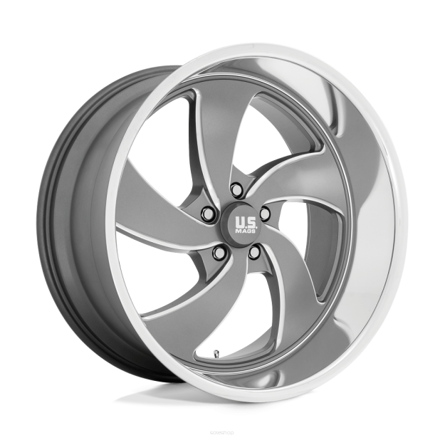 Felga aluminiowa U133 DESPERADO Anthracite Milled Diamond Cut Lip US MAGS