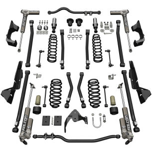 Zestaw zawieszenia Alpine CT4 z amortyzatorami 3.1 Falcon Adjustable Piggyback Lift 4" TeraFlex - Jeep Wrangler JK 07-18 4 Drzwi