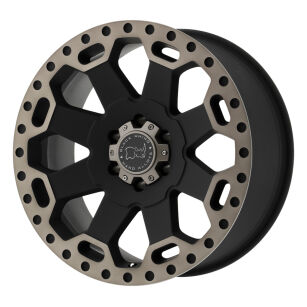 Felga aluminiowa 8x18" 5x110 ET35 Matte Black Warlord Black Rhino - Jeep Renegade 14-18