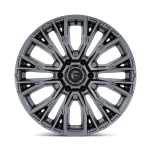 Felga aluminiowa D848 REBAR Matte Gunmetal FUEL - 3