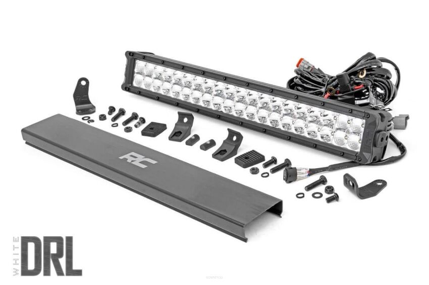 Podwójna Listwa LED 50cm DRL Biały Chrome Rough Country