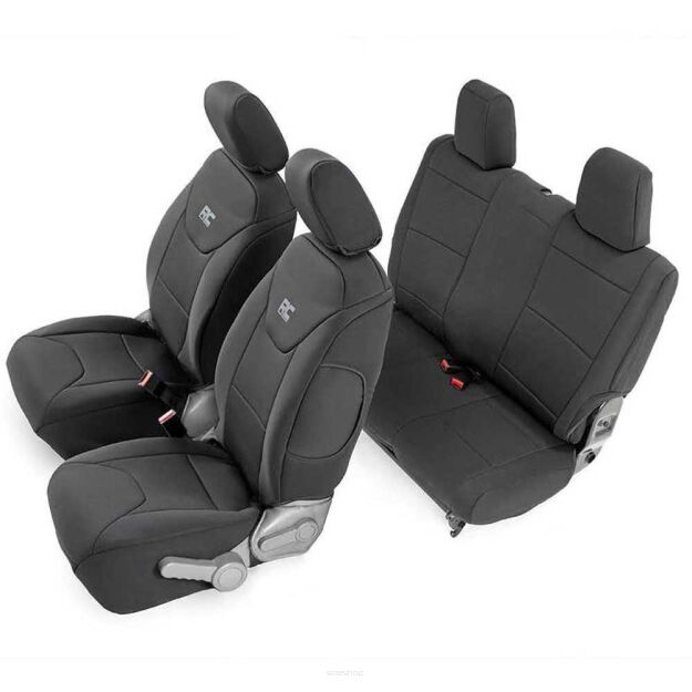 Komplet pokrowców na fotele neoprene black Rough Country