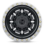 Felga aluminiowa ABRAMS Gloss Gun Black W/ Machined Dark Tint BLACK RHINO - 2