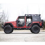 Komplet przednich i tylnych drzwi rurowych Rough Country - Jeep Wrangler JK 07-18 4 Drzwi - 6