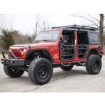 Komplet przednich i tylnych drzwi rurowych Rough Country - Jeep Wrangler JK 07-18 4 Drzwi - 7