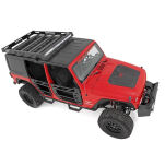 Komplet przednich i tylnych drzwi rurowych Rough Country - Jeep Wrangler JK 07-18 4 Drzwi - 4