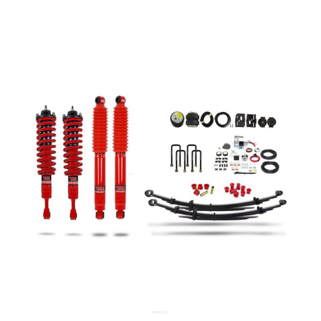 Pedders Demountable Camper Suspension Kit. Toyota Hilux Mk6 and 7