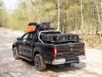 Mercedes X-Class w/MB Style Bars (2017-Current) Slimline II Load Bed Rack Kit - by Front Runner - 8