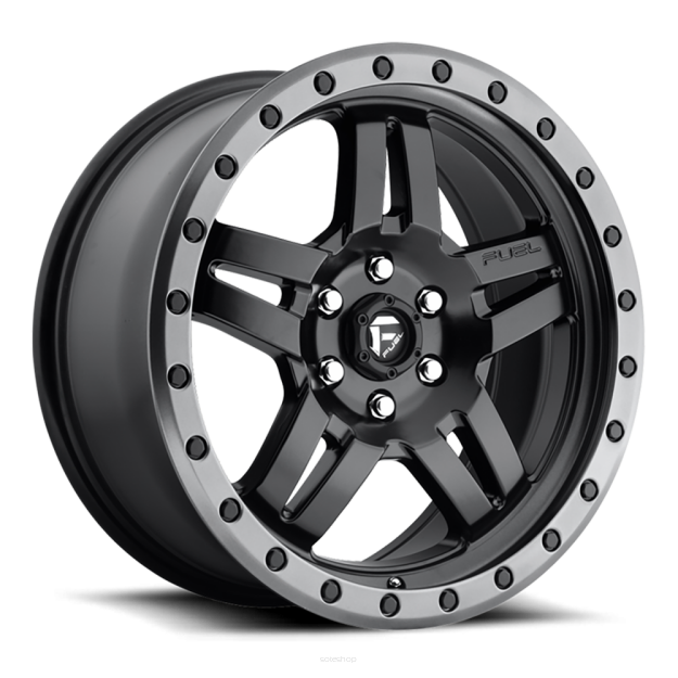 Felga aluminiowa D557 Anza Matte Black GUN Metal Ring Fuel