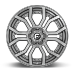 Felga aluminiowa D713 Rage Brushed Gun Metal/Tinted Clear Fuel - 2