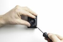 Uchwyt do Apple iPhone Xs z wbudowanym kablem USB oraz ładowarką samochodową - 3