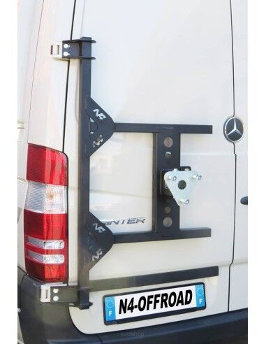 Uchwyt koła zapasowego montowany na lewe tylne drzwi Mercedes Sprinter II